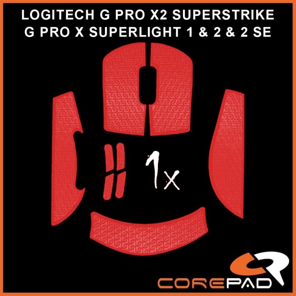 Corepad Soft Grips Grip Tape BTL BT.L Logitech G PRO X SUPERLIGHT 1 2 GPX GPX2 X2 SUPERSTRIKE